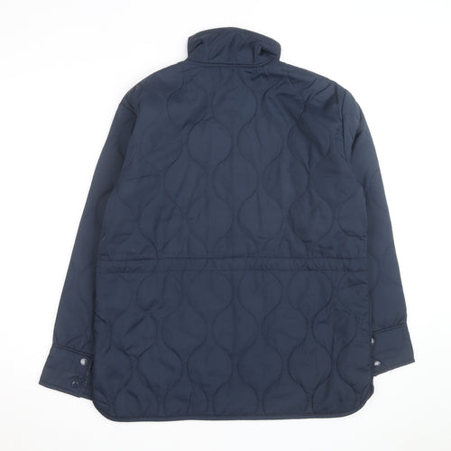 Regatta Womens Blue Quilted Mid-Length Jacket Size 12