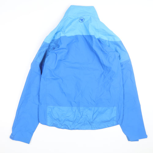 Endura Men's Blue Waterproof Windbreaker Cycling Jacket Size S
