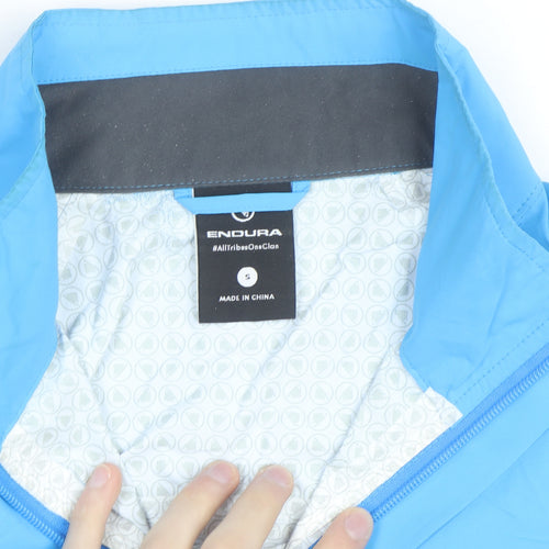 Endura Men's Blue Waterproof Windbreaker Cycling Jacket Size S