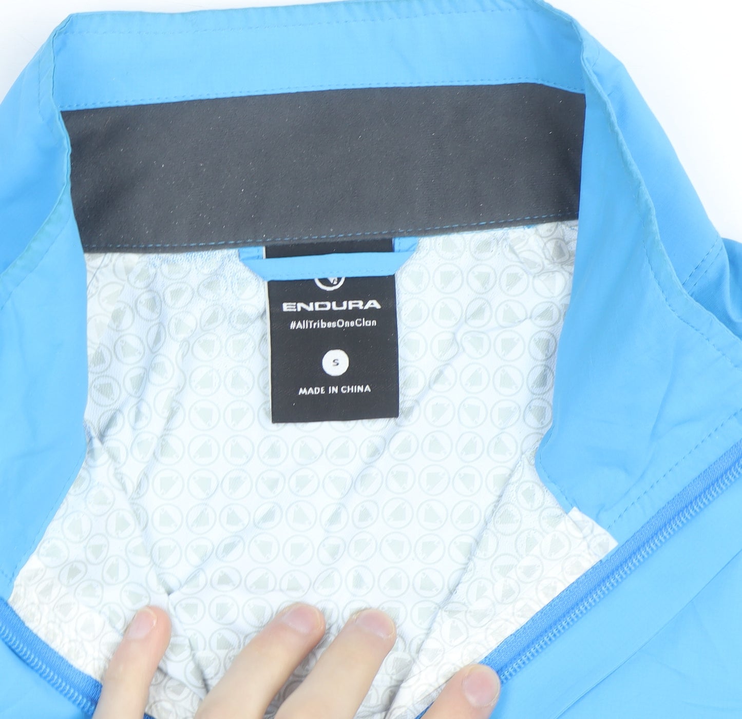 Endura Men's Blue Waterproof Windbreaker Cycling Jacket Size S