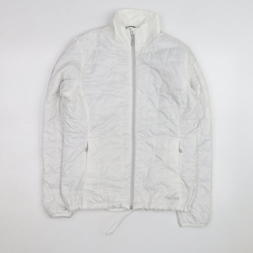 Marmot Men's White Lightweight Puffer Jacket Size M Outdoor Hiking