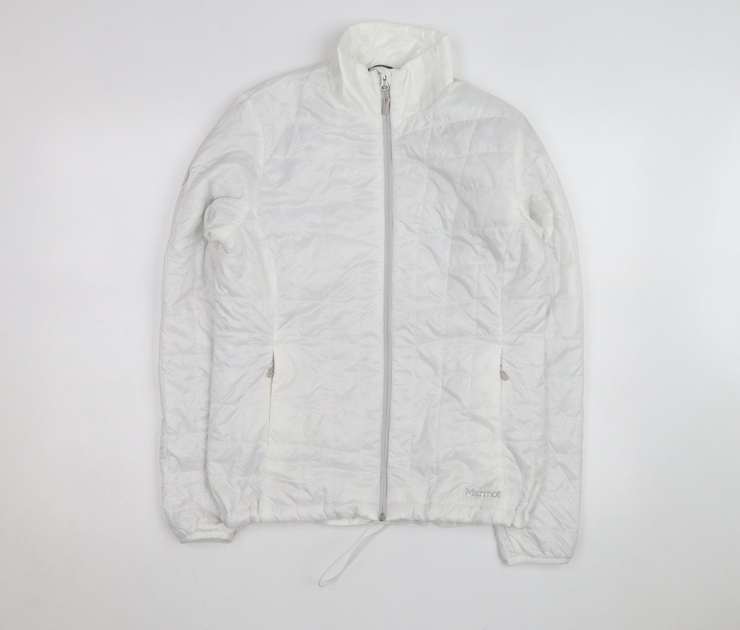 Marmot Men's White Lightweight Puffer Jacket Size M Outdoor Hiking