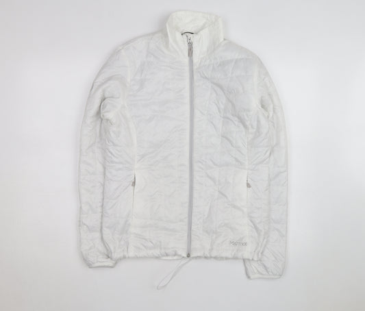 Marmot Men's White Lightweight Puffer Jacket Size M Outdoor Hiking