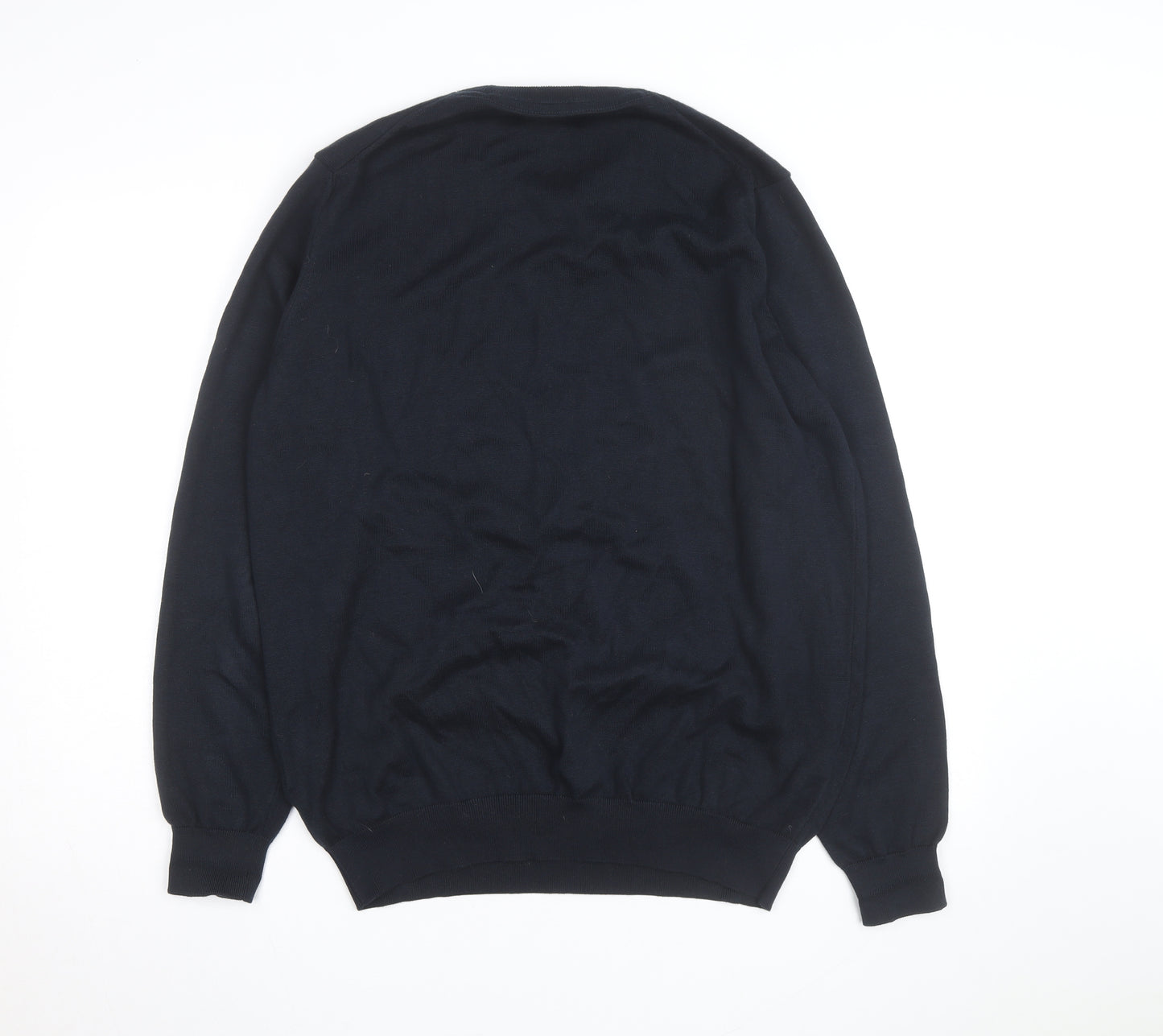 Barbour Men's Blue Cotton Crew Neck Jumper XL