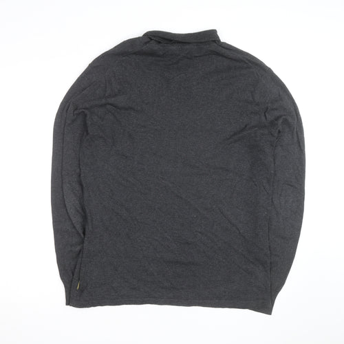 Scotch & Soda Men’s Grey Roll Neck Cotton Cashmere Jumper XL