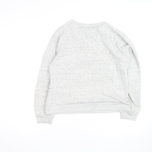 Whistles Unisex Grey S Pullover Sweatshirt with Logo Print