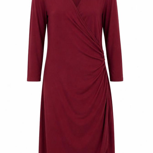 Phase Eight Women’s Red V-Neck Wrap Knit Dress Size 10