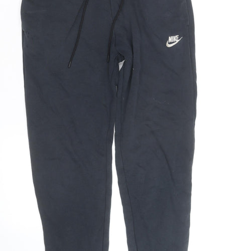 Nike Men's Black Fleece Jogger Sweatpants Size S Regular Fit