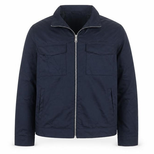 Marks and Spencer Men's Blue Full Zip Bomber Jacket L Regular