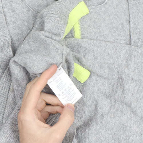 Fenn Wright Manson Grey V-Neck Button Cardigan Women’s Size 18