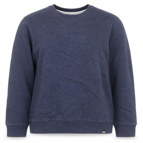 Superdry Women Navy Blue Crew Neck Pullover Sweatshirt Size 10