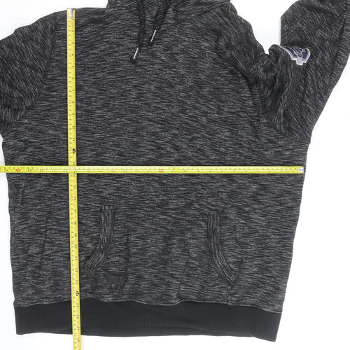 Drift King Men's Grey 2XL Pullover Hoodie with Logo