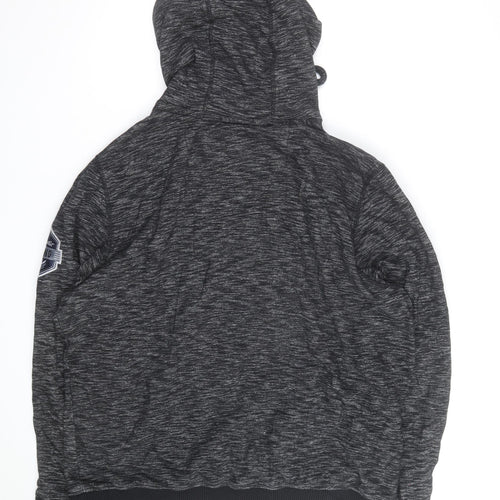 Drift King Men's Grey 2XL Pullover Hoodie with Logo