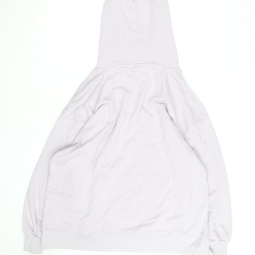 Scotch & Soda Men's White Pullover Hoodie L Logo Embroidered Casual