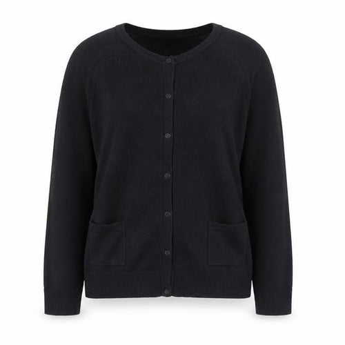 James Lakeland Jeans Women’s Black Cotton Knit Cardigan S