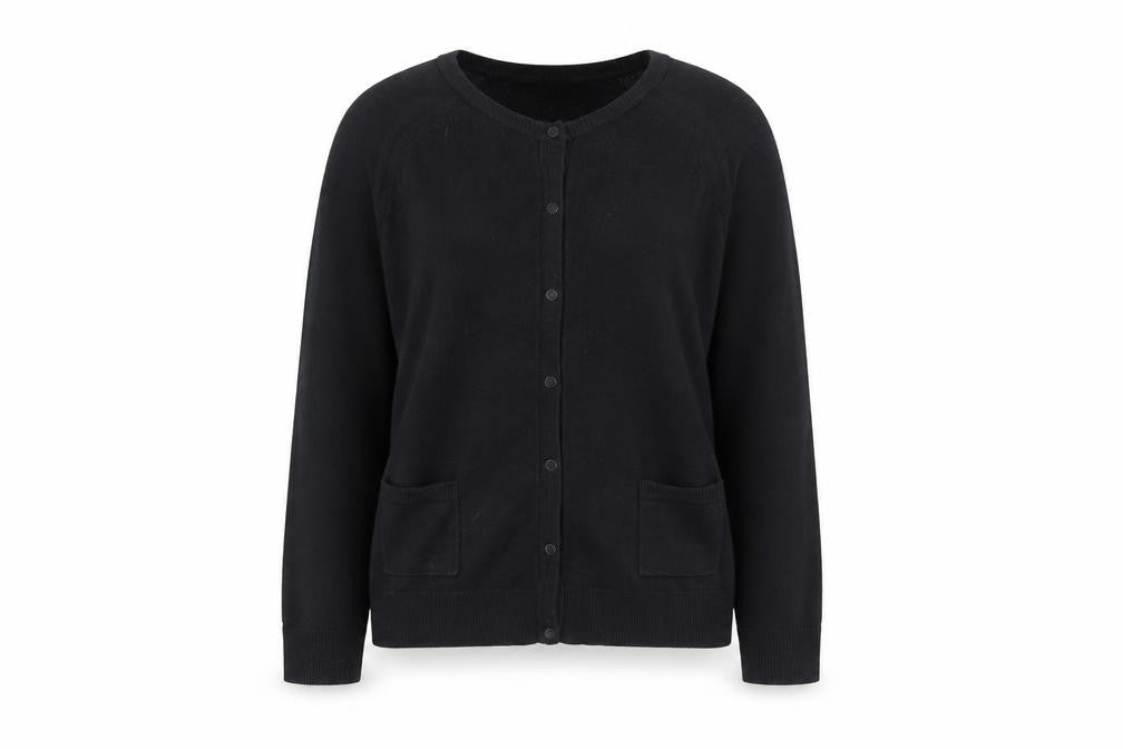 James Lakeland Jeans Women’s Black Cotton Knit Cardigan S