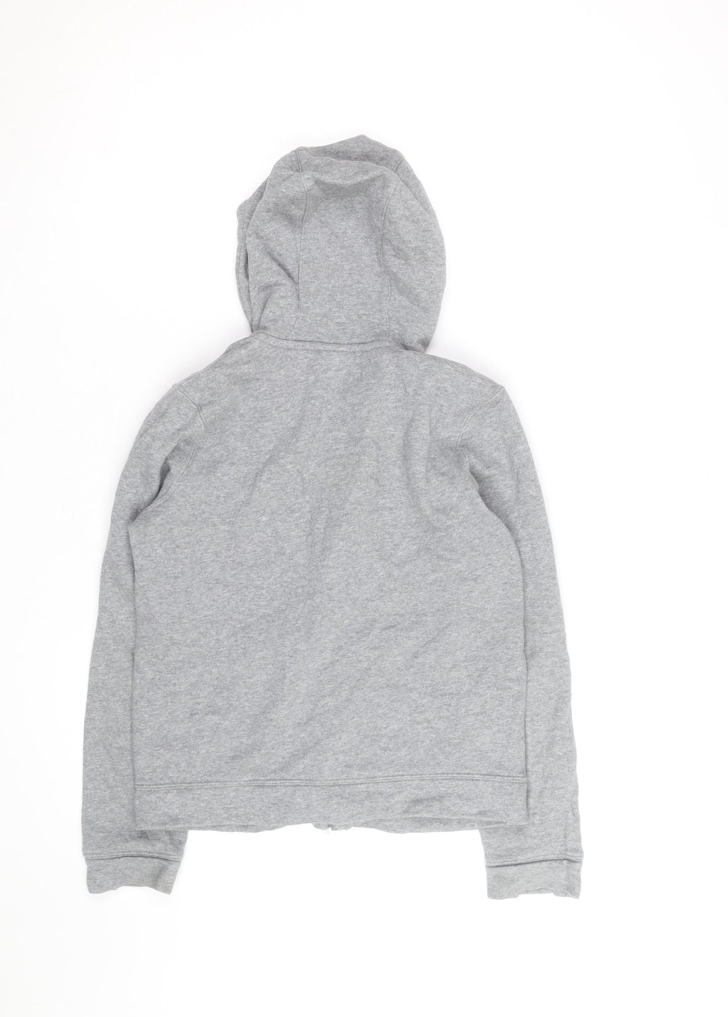 Nike Boys Grey Full Zip Hoodie - Size M, Cotton Blend, Sportswear