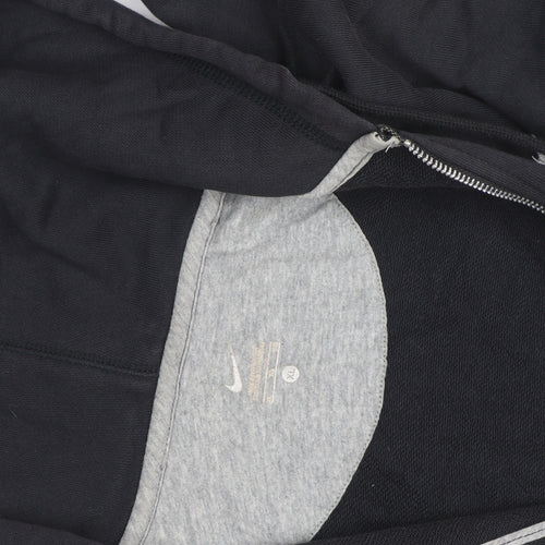 Nike Men's Black XL Full Zip Hoodie Fleece Sportswear