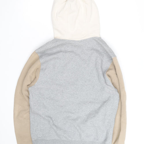Nike Men's Beige Grey Ivory Pullover Hoodie Small