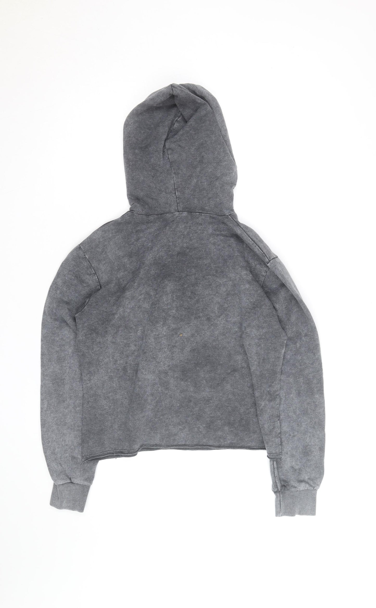 So Fabulous Women's Grey Pullover Hoodie with Dog Graphic Size L