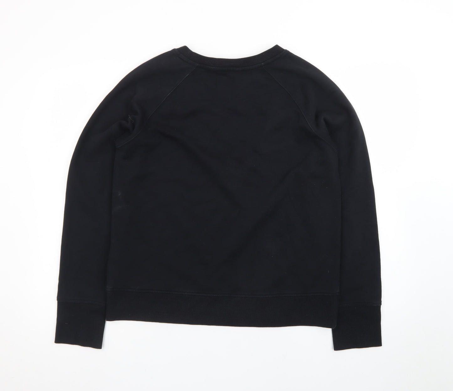 DKNY Sport Women's Black Medium Pullover Sweatshirt with Logo Detail