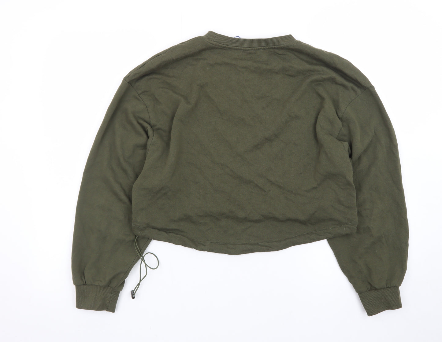 Zara Trafaluc Women’s Khaki Green Pullover Sweatshirt Small