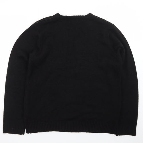 Grinchmas Men's Black XL Christmas Grinch Pullover Jumper