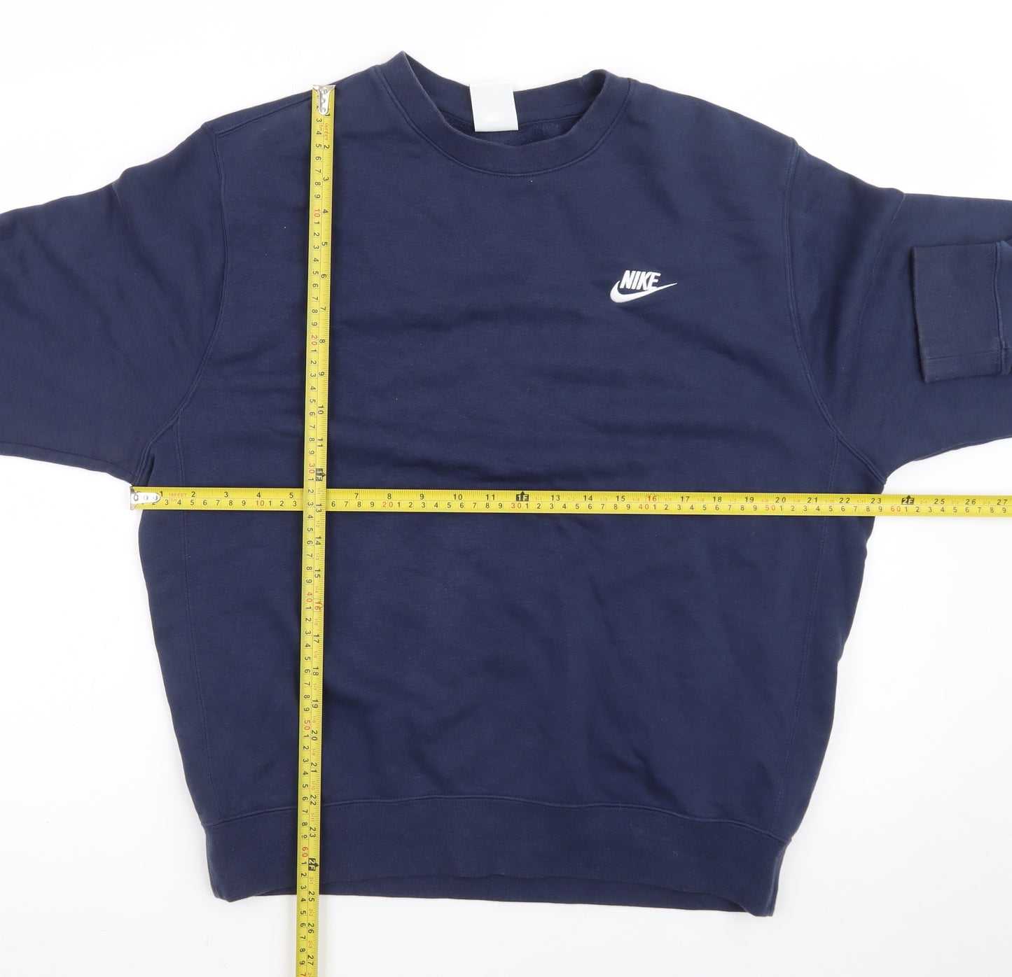 Nike Men's Blue Crew Neck Pullover Sweatshirt Size M