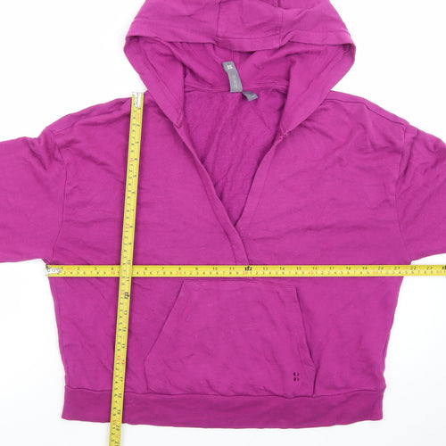 Sweaty Betty Women's Purple Pullover Hoodie Size S Relaxed Fit