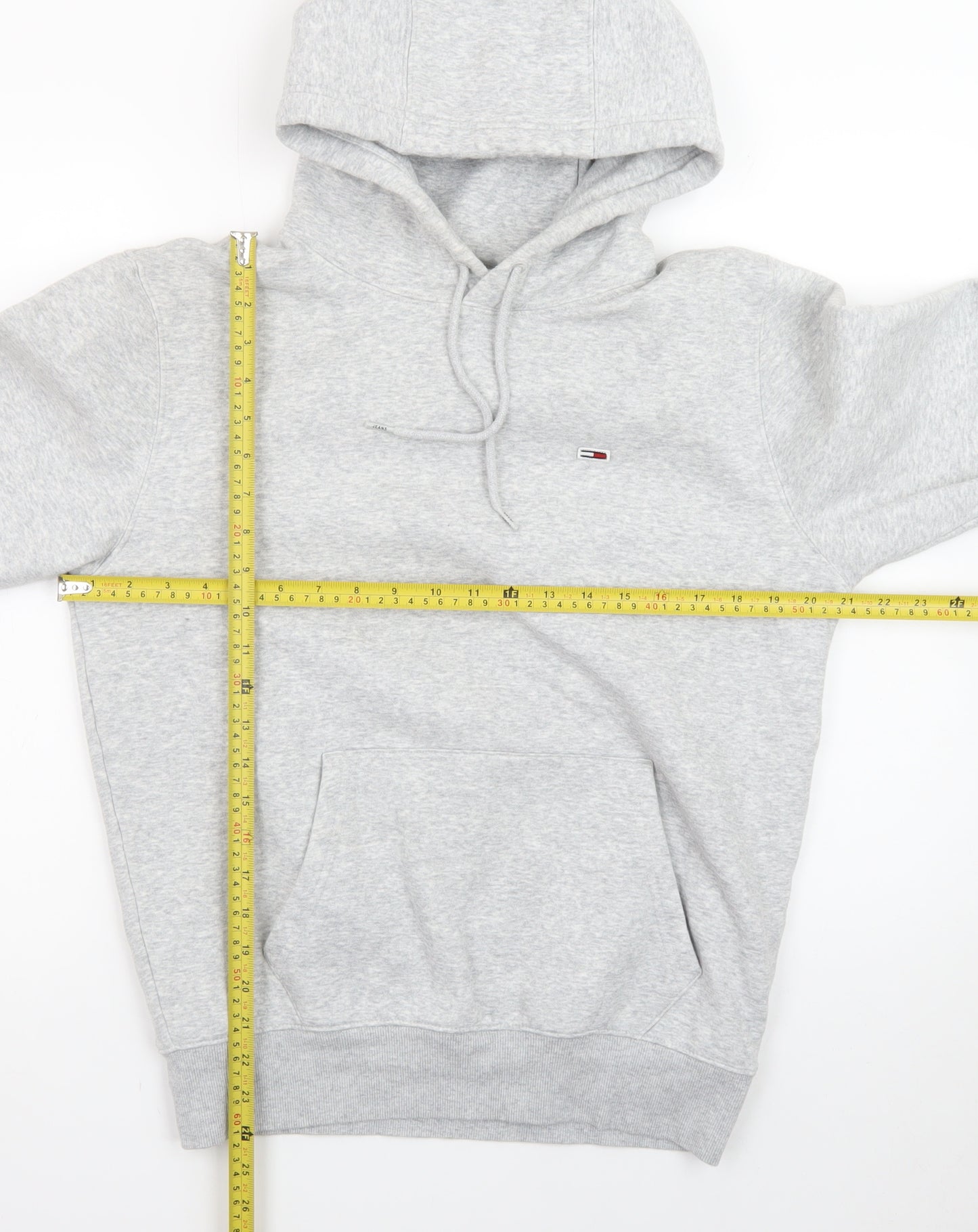 Tommy Jeans Men's Grey Pullover Hoodie Small Regular Fit