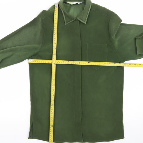 Jumper Womens Green Basic Jacket Size S Regular Fit Classic Style