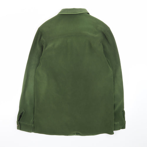 Jumper Womens Green Basic Jacket Size S Regular Fit Classic Style