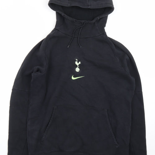 Nike Mens Black Pullover Hoodie Tottenham Hotspur Medium