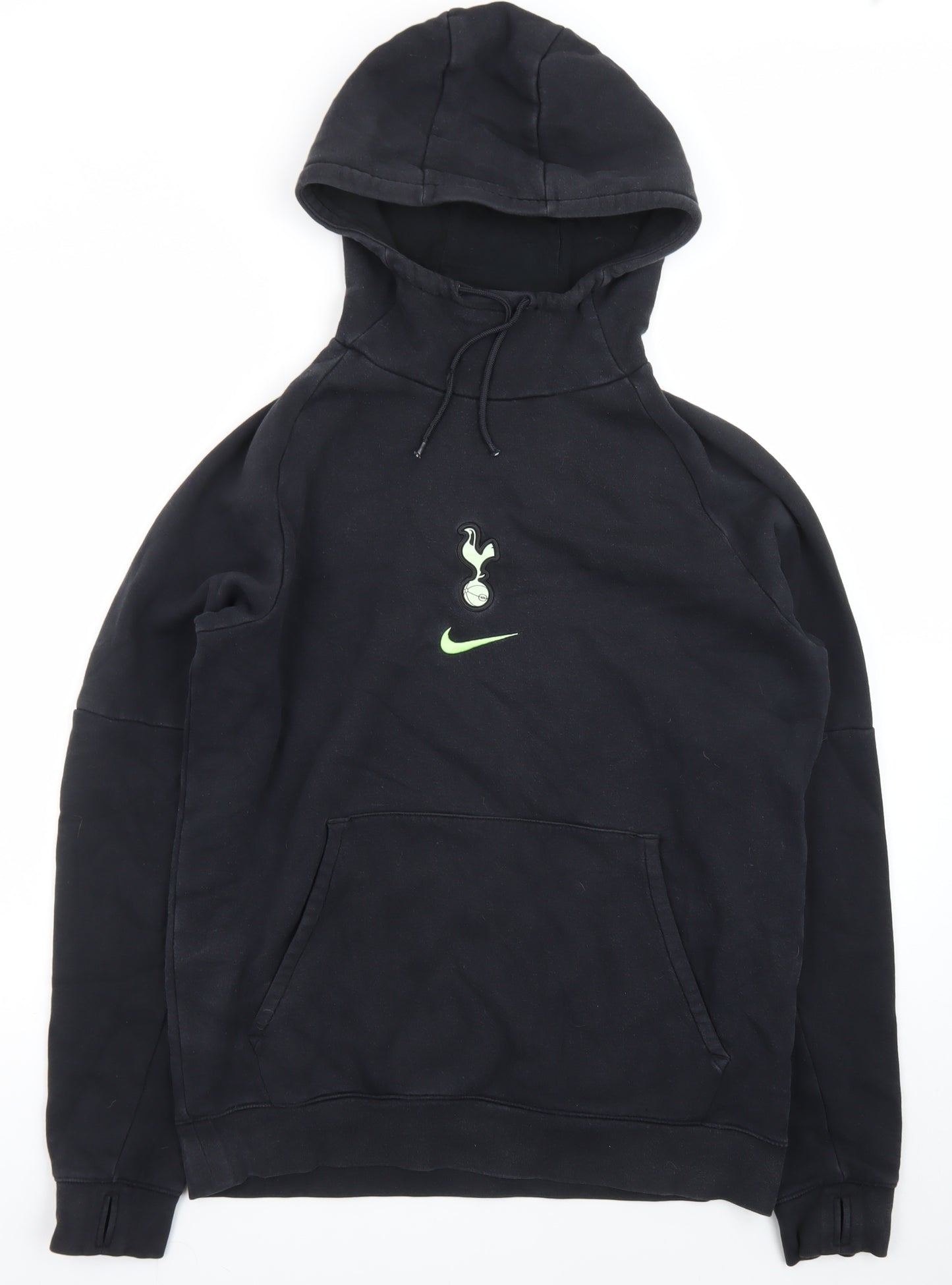 Nike Mens Black Pullover Hoodie Tottenham Hotspur Medium