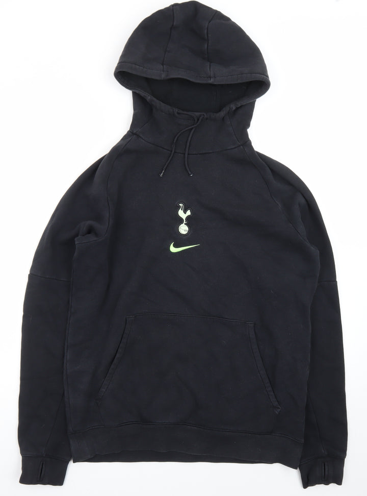 Nike Mens Black Pullover Hoodie Tottenham Hotspur Medium