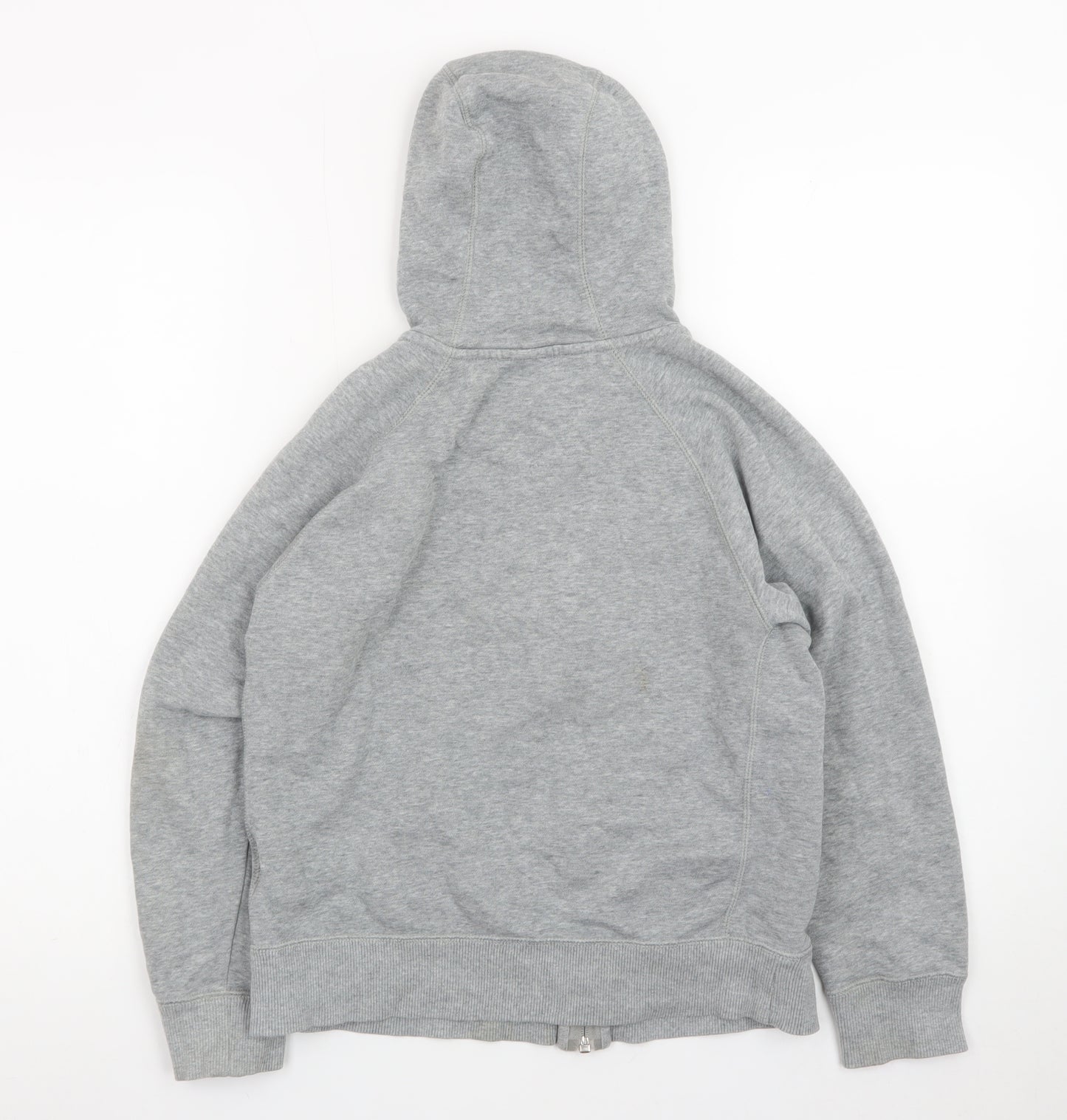 Nike Boys Grey Full Zip Hoodie Size 10-12 Years Fleece Jacket
