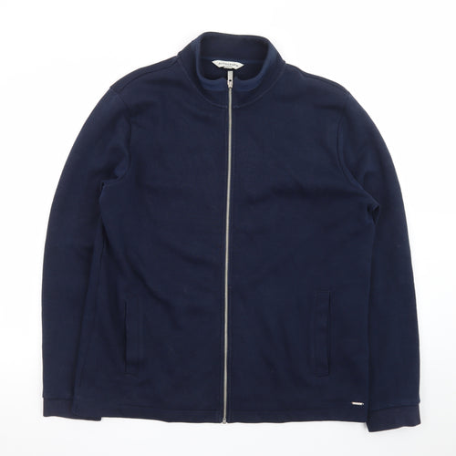 Marks and Spencer Autograph Men's Blue Full Zip Jacket Size L