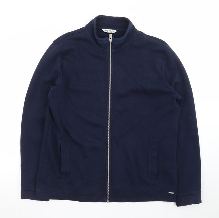 Marks and Spencer Autograph Men's Blue Full Zip Jacket Size L