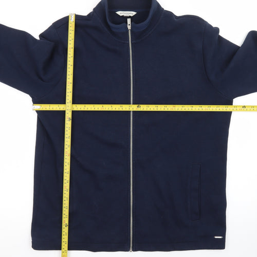 Marks and Spencer Autograph Men's Blue Full Zip Jacket Size L