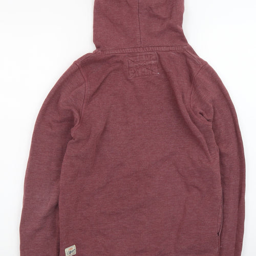 SoulCal & Co Women's Burgundy Hoodie Size 8 Forget Me Not Print