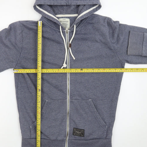 Brookhaven Men's Blue Full Zip Hoodie Medium