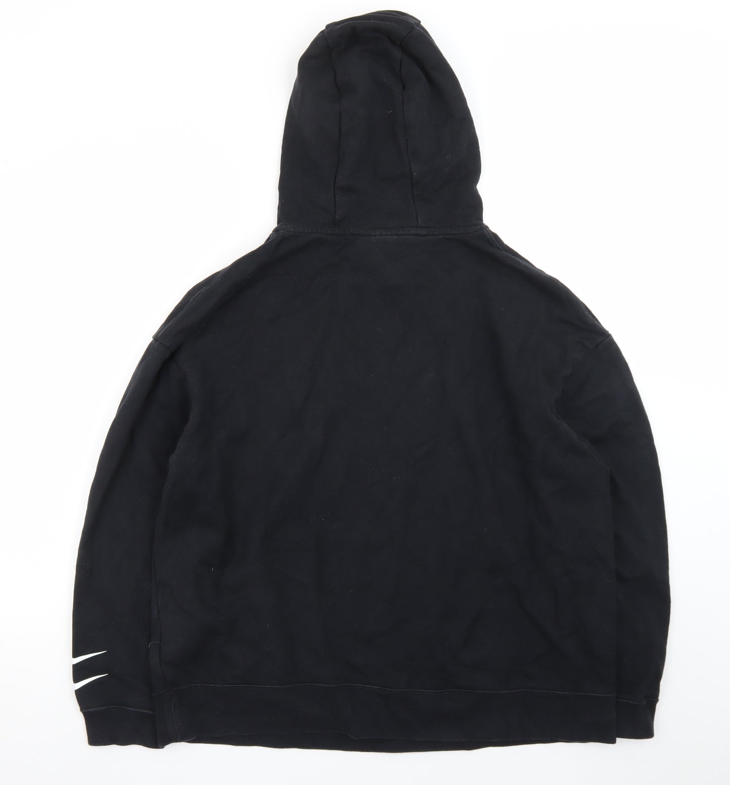 Nike Men's Black XL Pullover Hoodie with Logo Front Fleece
