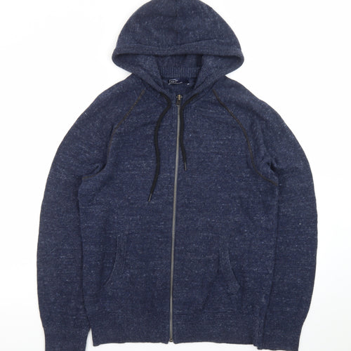 GAP Men's Blue Full Zip Knit Hoodie Size S