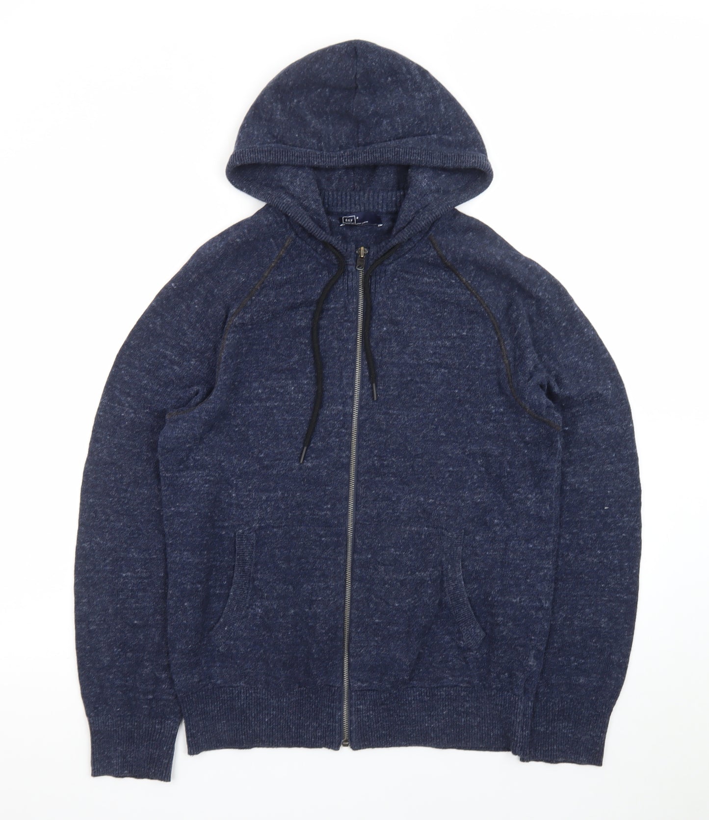 GAP Men's Blue Full Zip Knit Hoodie Size S