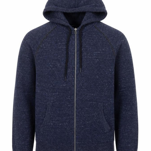 Gap Men's Blue Full Zip Knit Hoodie Size S