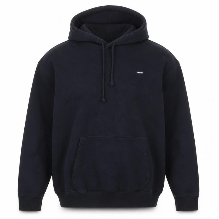 Levi's Men's Black Pullover Hoodie L Regular Fit Fleece