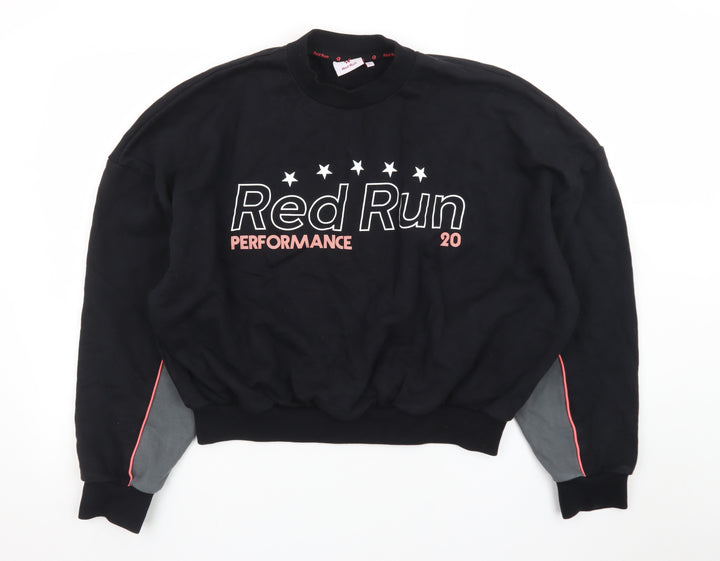 Red Run Women's Black Performance Pullover Sweatshirt Size L