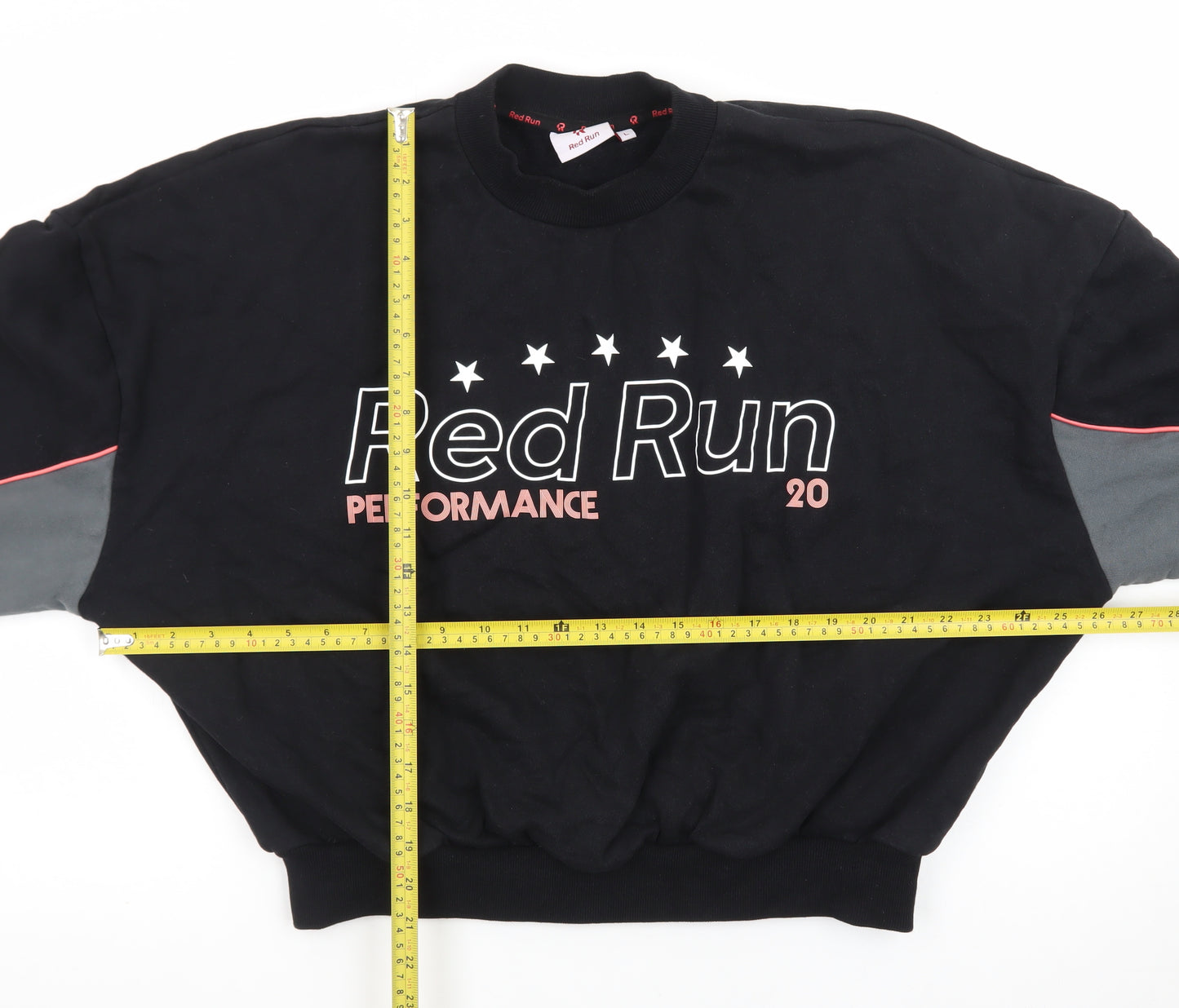 Red Run Women's Black Performance Pullover Sweatshirt Size L