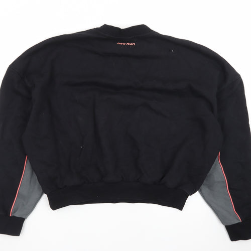 Red Run Women's Black Performance Pullover Sweatshirt Size L