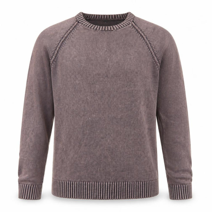 Topman Men's Brown Cotton Crew Neck Pullover Jumper Size L